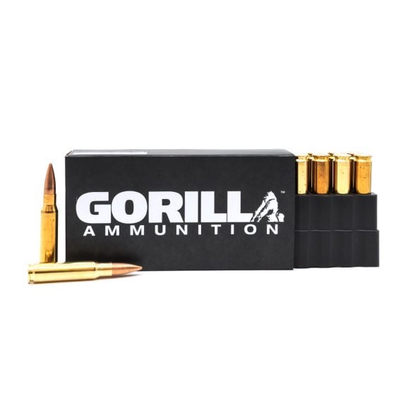Gorilla Ammunition .308 WIN 168gr Sierra MatchKing© - 20 Round Box