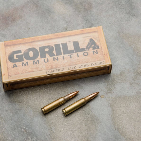 Gorilla Ammunition .308 WIN 168gr Sierra MatchKing© – 20 Round Box