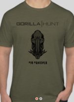 Gorilla Ammunition Pig Punisher green t-shirt with front logo