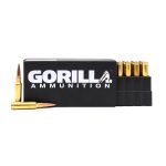 Gorilla Ammunition 6.5 Creedmoor 140gr Berger Hybrid Target – 20 Round Box