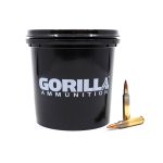 Gorilla Ammunition .223 REM 69gr Sierra Matchking© – 150 Round Bucket