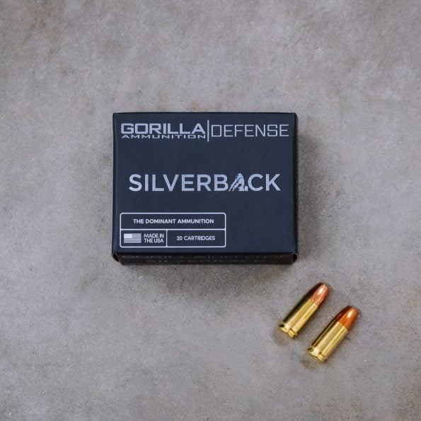 Gorilla Silverback 9MM 115gr, Self Defense, 20 Round Box