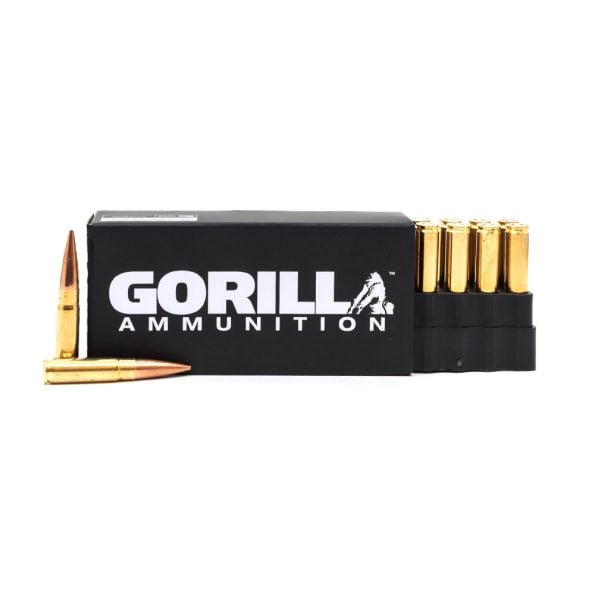 Gorilla Ammunition .300 Blackout Subsonic 215gr Berger Hybrid Target - 20 Round box