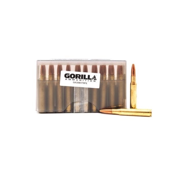 Gorilla Ammunition .30-06 SPRG 175gr Punisher Series - Fracturing - 20 Round Box