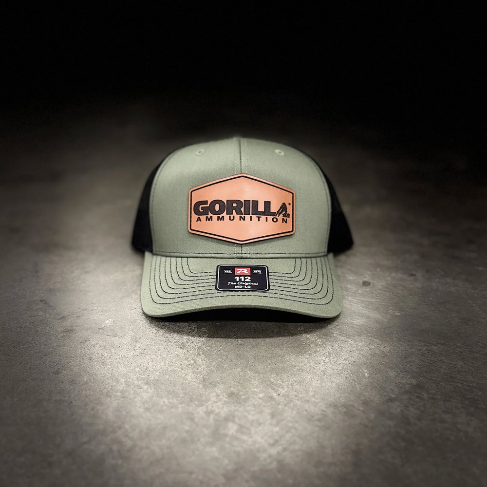 Gorilla Leather Patch Hat- Richardson 112